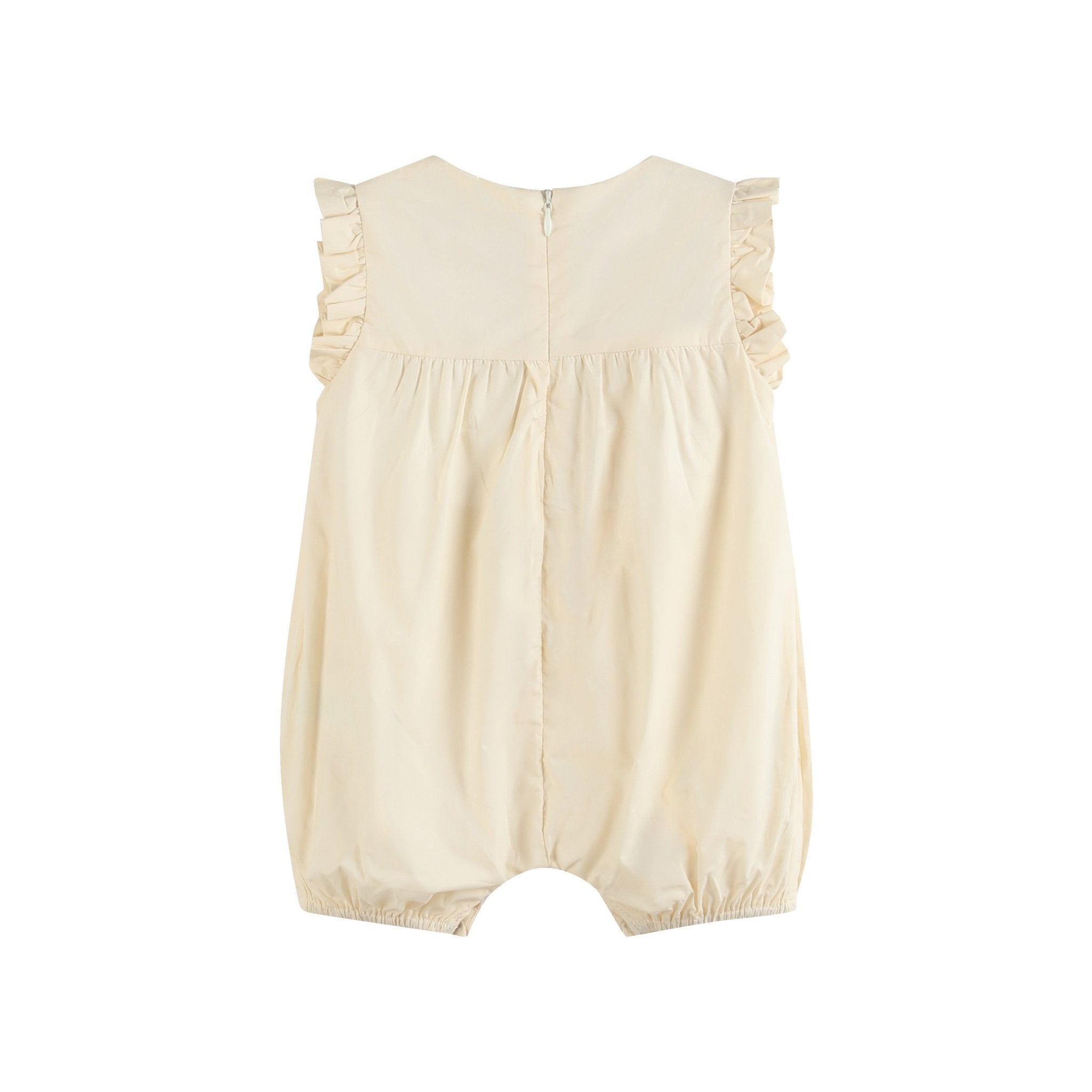 Light Yellow Ruffle Jumper Romper