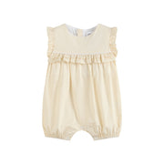 Light Yellow Ruffle Jumper Romper