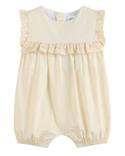 Light Yellow Ruffle Jumper Romper