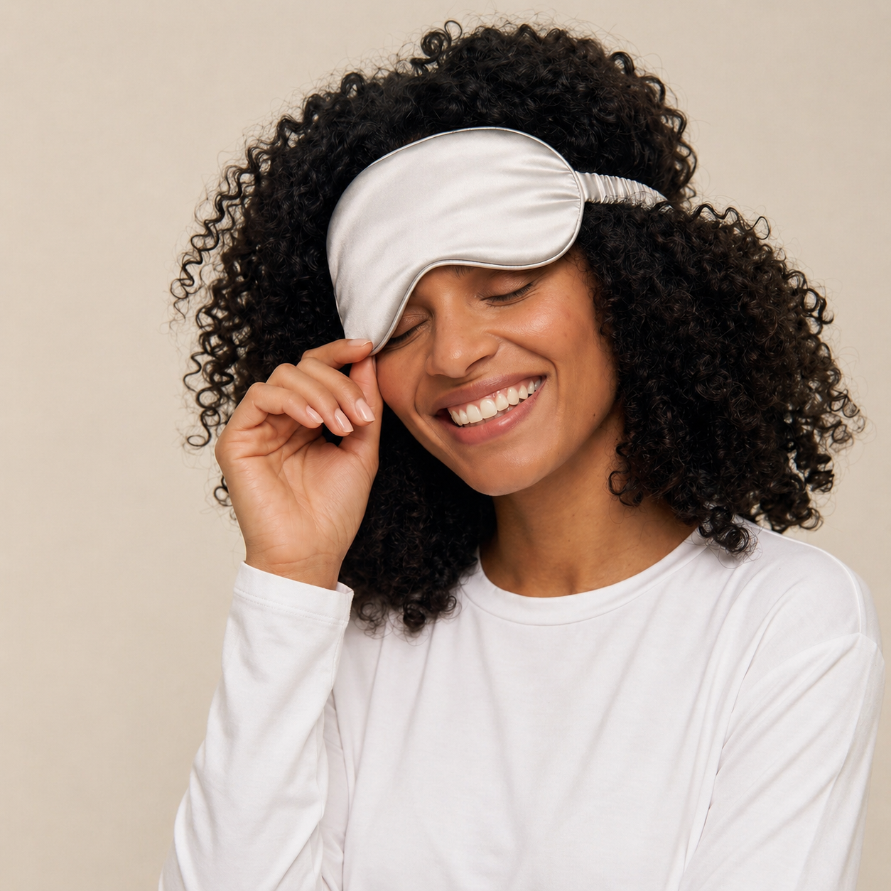 100%  Mulberry Silk Sleep Mask For Adults - Blackout Eye Mask