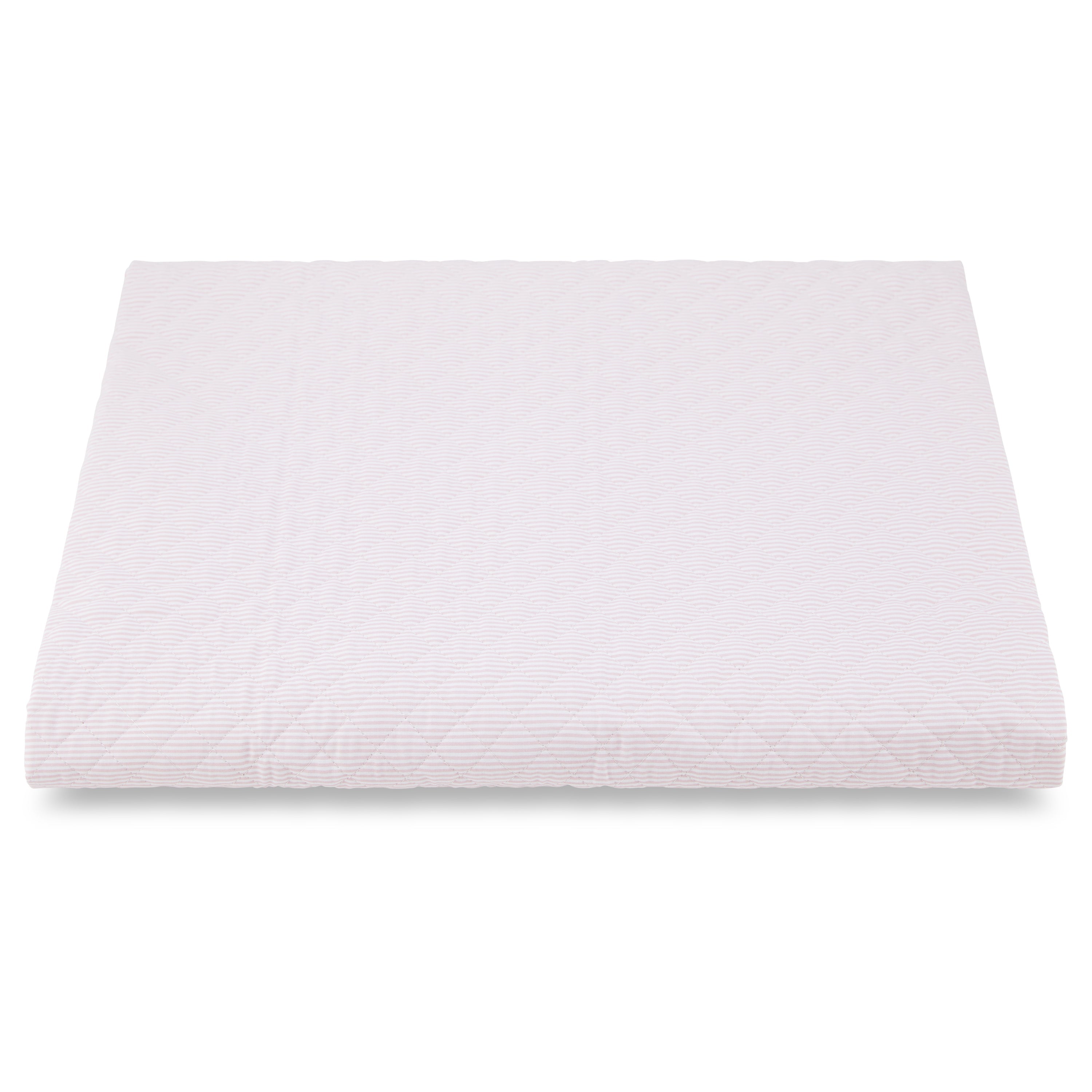 Striped Coverlet - Light Pink