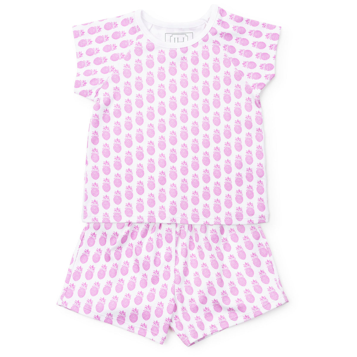 Emery Girls' Short Set - Palm Beach Pineapples