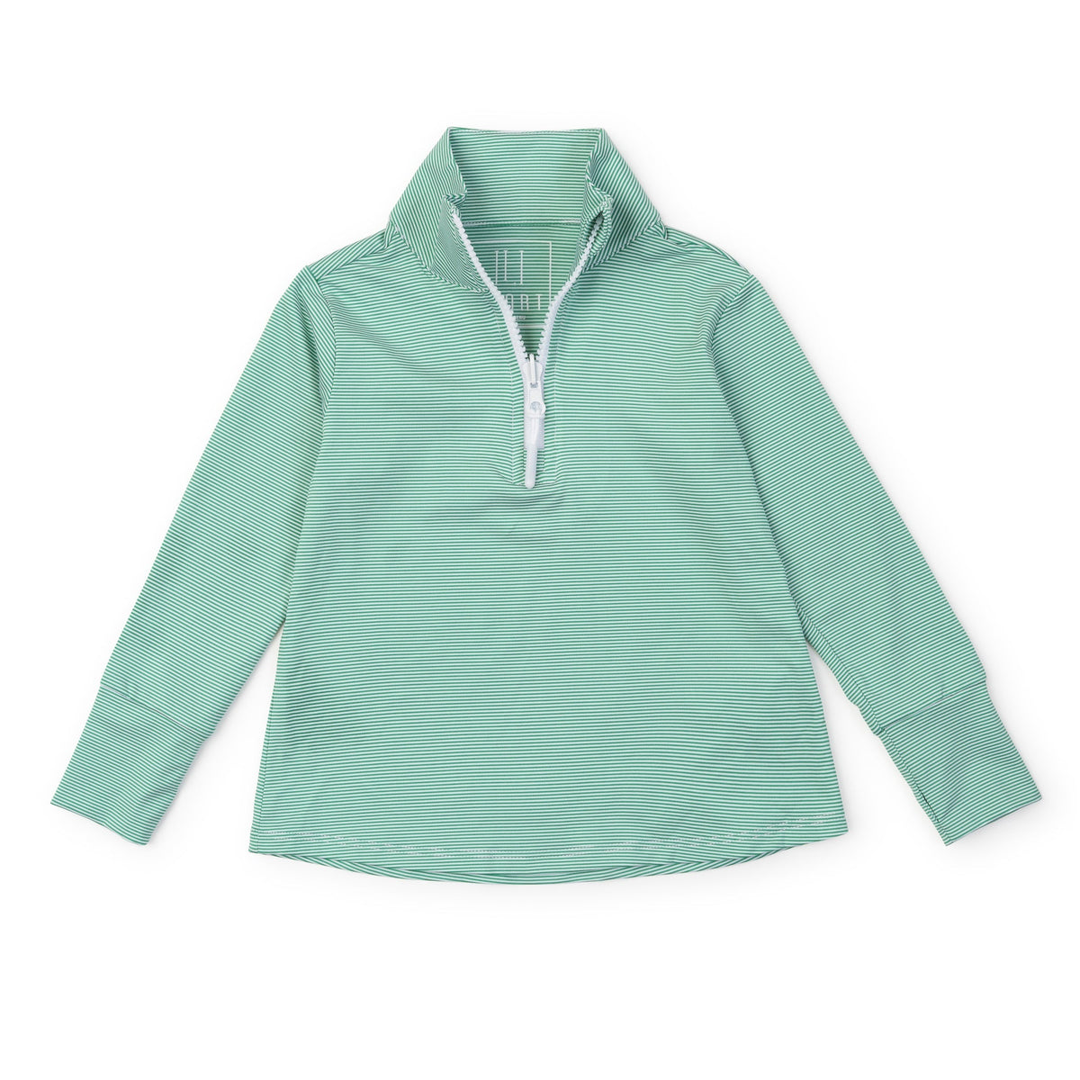 Blair Girls' Performance Pullover By Lh Sport - Green Stripes