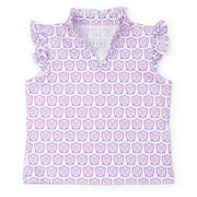Ellie Girls' Sleeveless Performance Top By Lh Sport - Golf Crest Pink