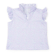 Ellie Girls' Sleeveless Performance Top By Lh Sport - Petal Party Lavender