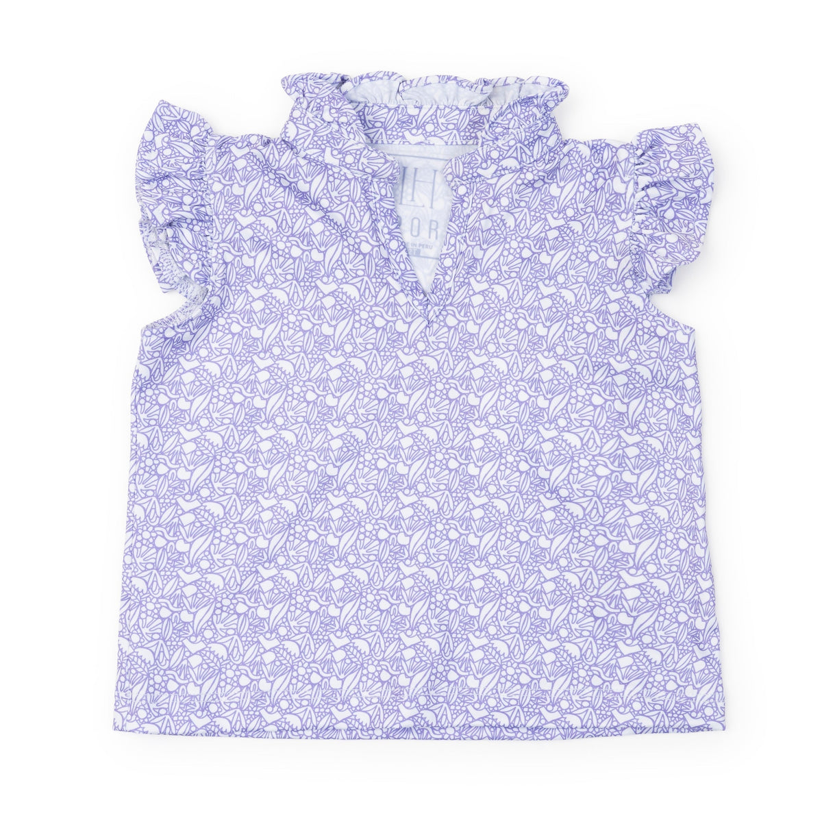 Ellie Girls' Sleeveless Performance Top By Lh Sport - Petal Pop Purple