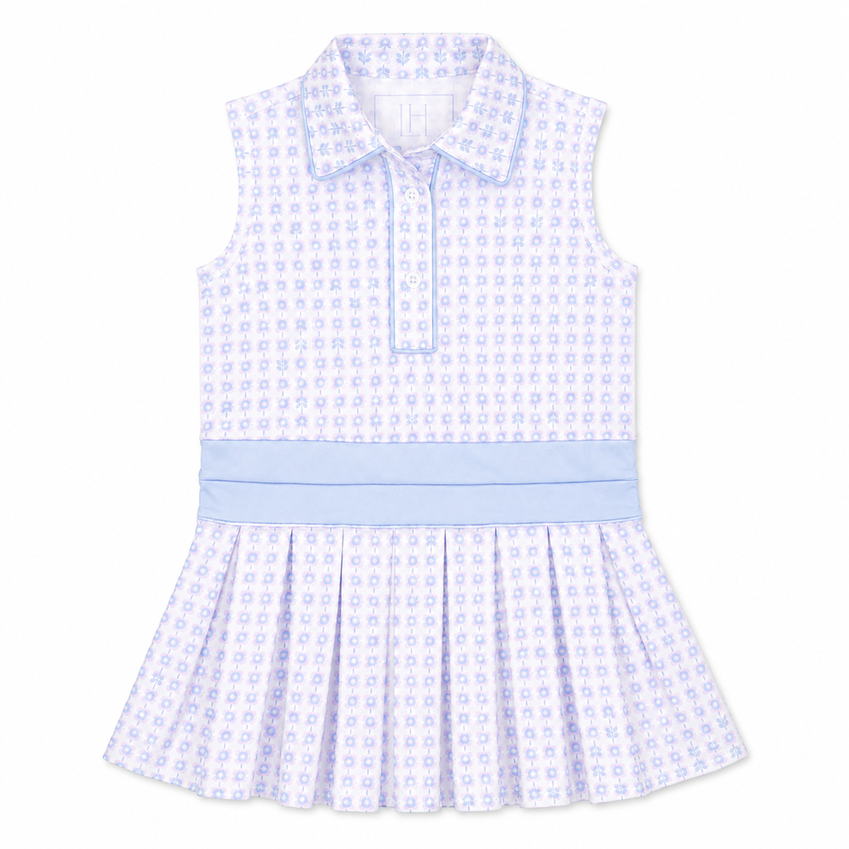 Harper Girls' Performance Dress By Lh Sport - Flower Power Pink