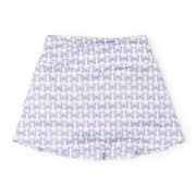 Margot Girls' Performance Skirt By Lh Sport - Peace Love Butterflies Pink Multi