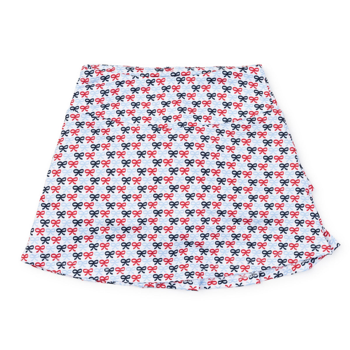 Margot Girls' Performance Skirt By Lh Sport - Put A Bow On It Patriotic