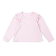 Mia Girls' Longsleeve Performance Top By Lh Sport - Cotton Candy Pink