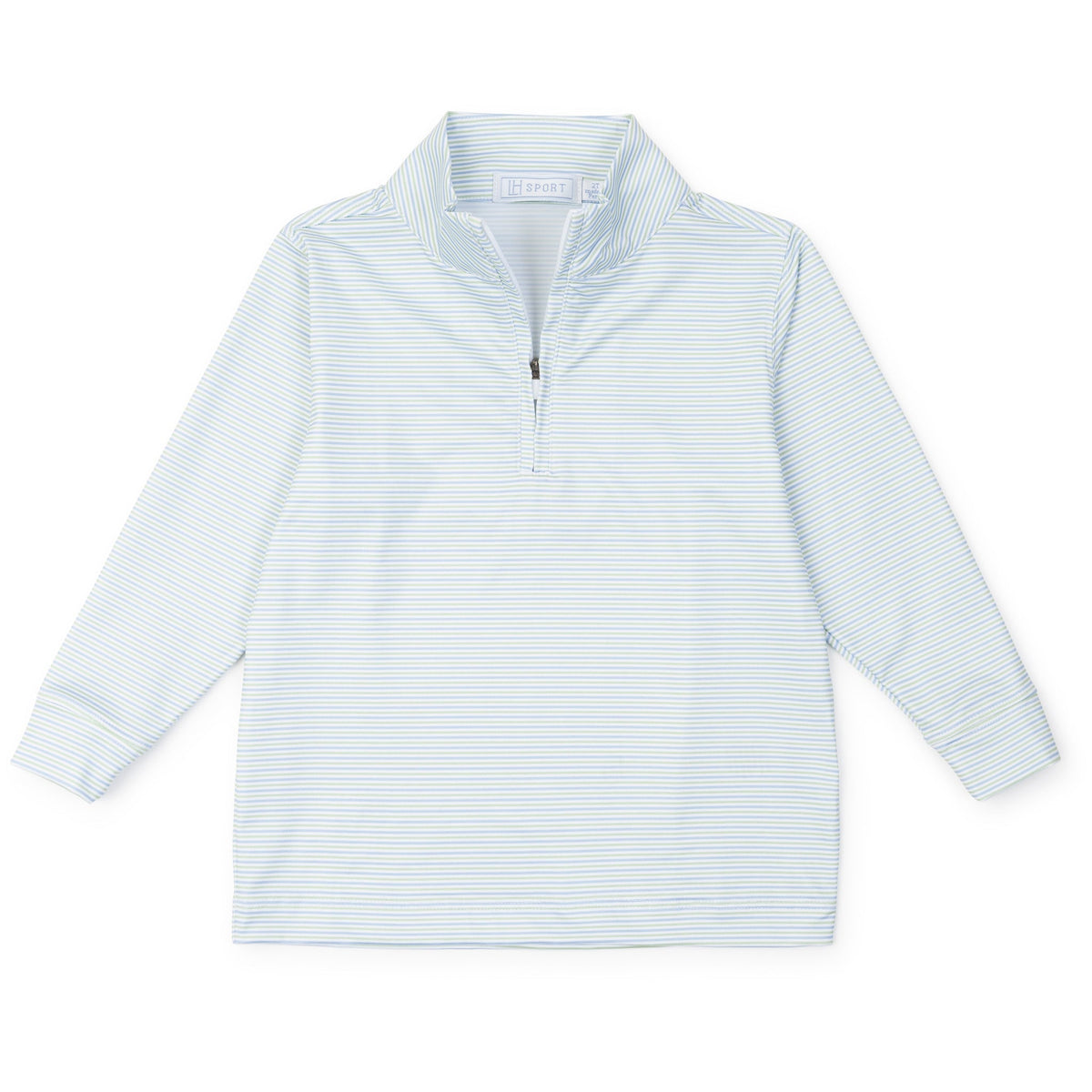 Sam Performance Pullover By Lh Sport - Club Stripe Blue Green