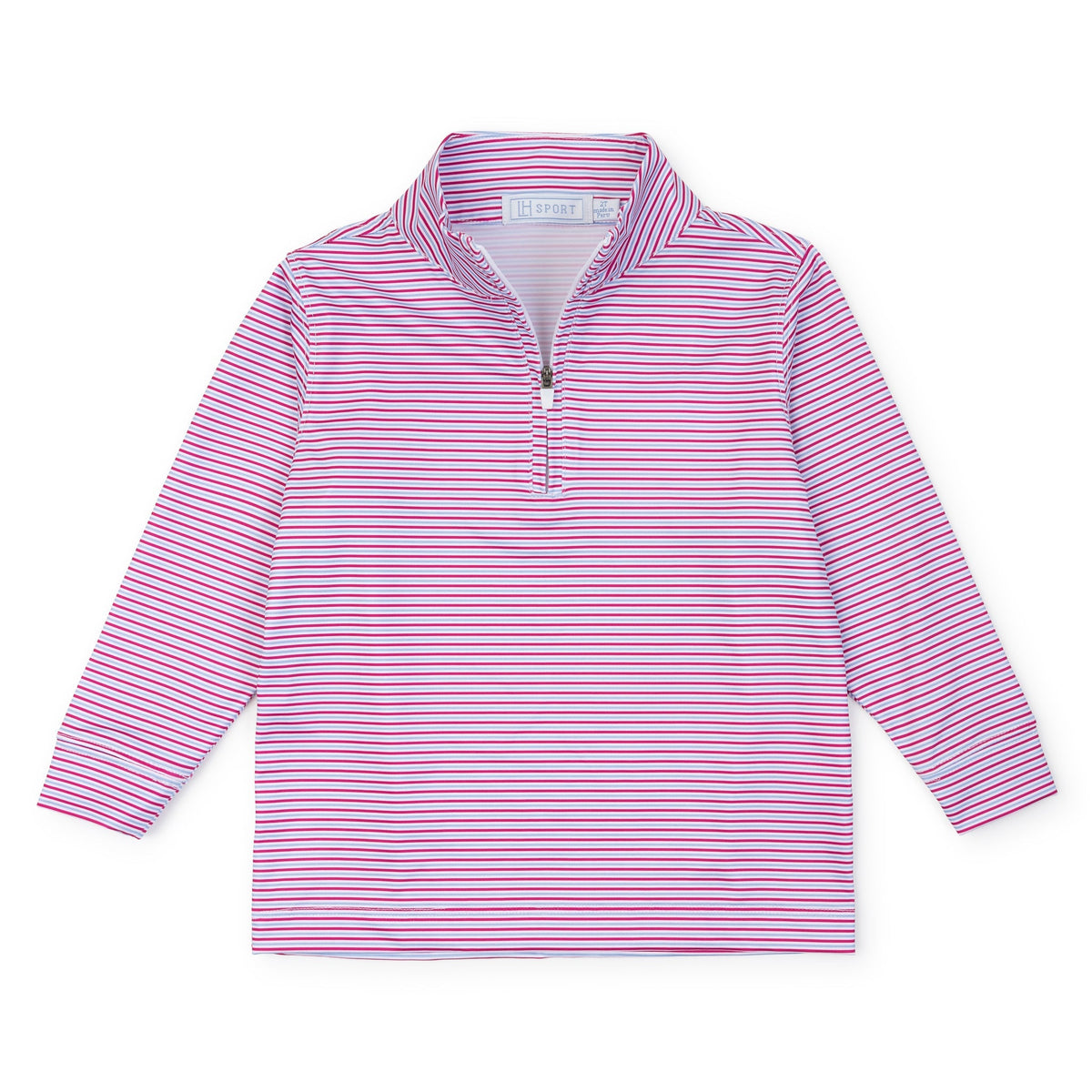 Sam Performance Pullover By Lh Sport - Club Stripe Berry Blue