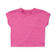 Sloane Girls' Short Sleeve Performance Top By Lh Sport - Hot Pink