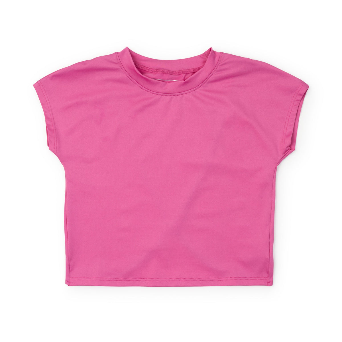 Sloane Girls' Short Sleeve Performance Top By Lh Sport - Hot Pink