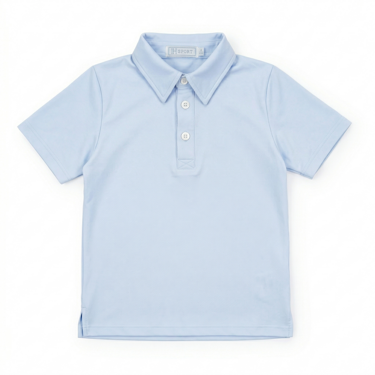 Will Boys' Performance Polo By Lh Sport - Light Blue