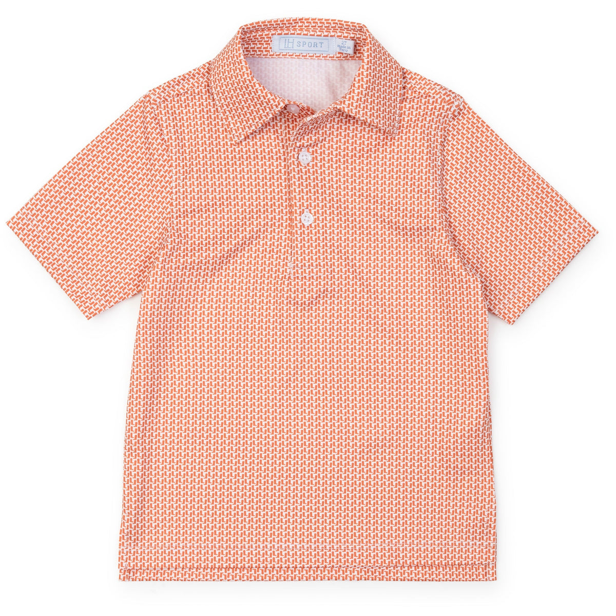 Will Boys' Performance Polo By Lh Sport - Rambler Orange