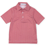Will Boys' Performance Polo By Lh Sport - Rambler Red