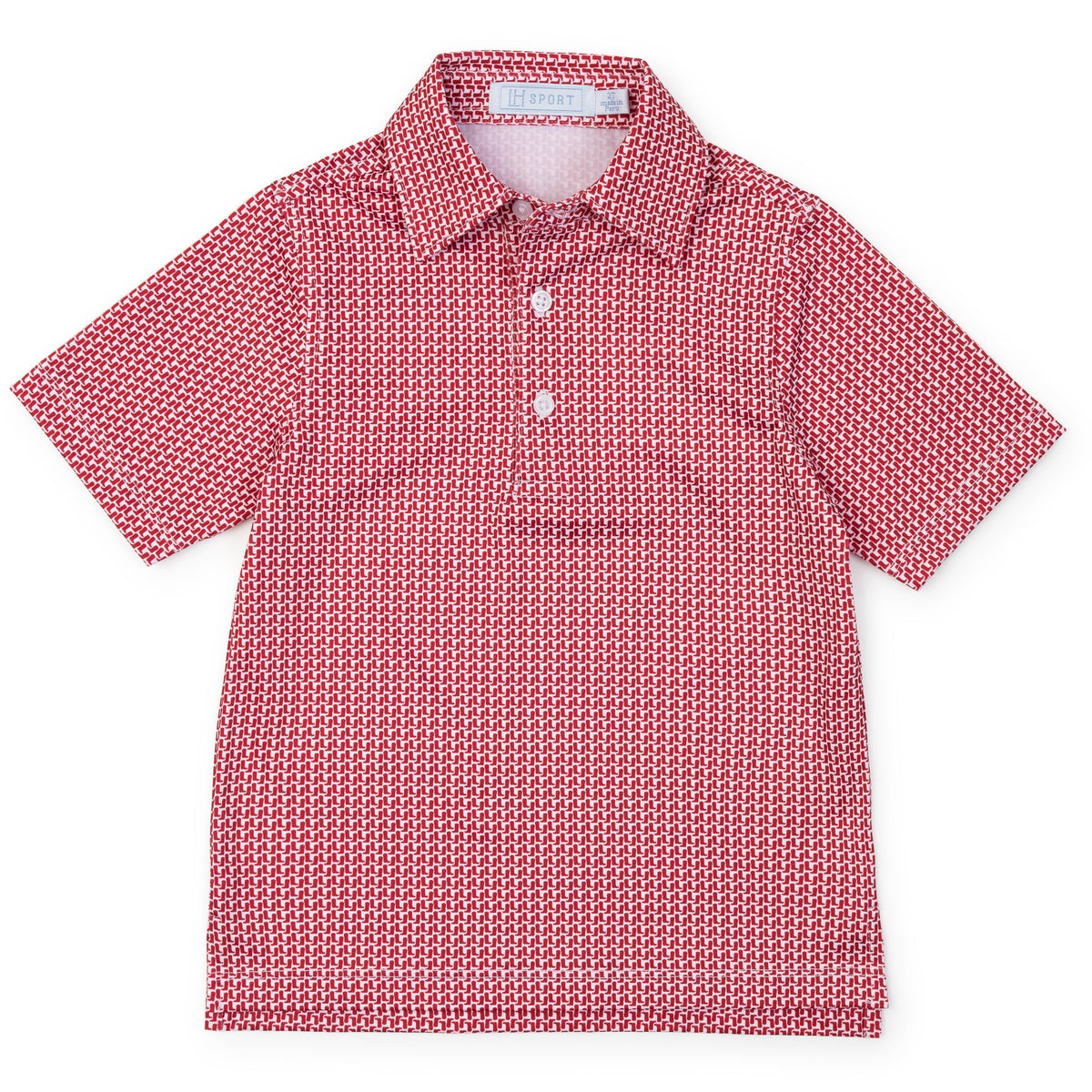 Will Boys' Performance Polo By Lh Sport - Rambler Red