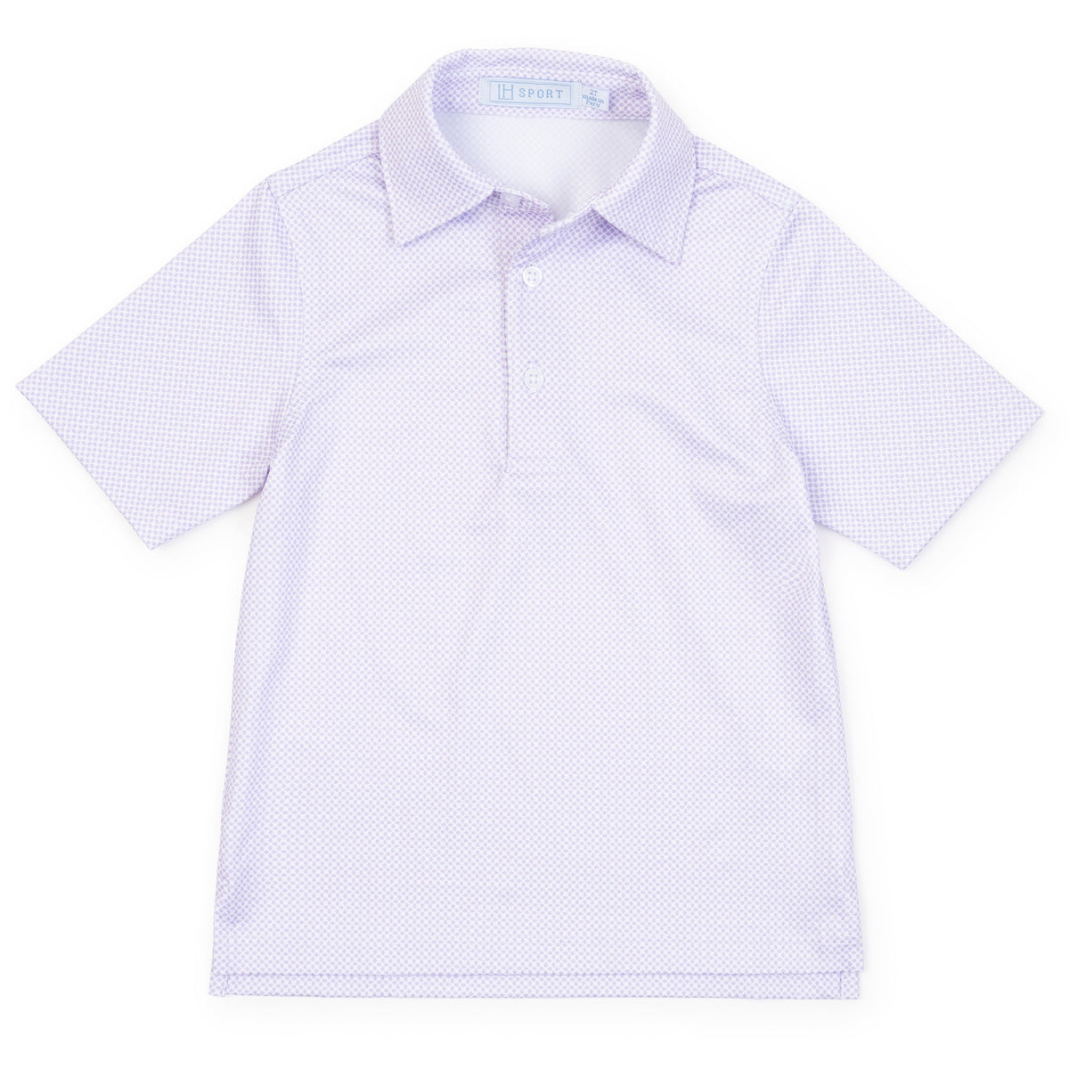 Will Boys' Performance Polo By Lh Sport - Links Lavender