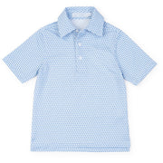 Will Boys' Performance Polo By Lh Sport - Fetch Classic Blue
