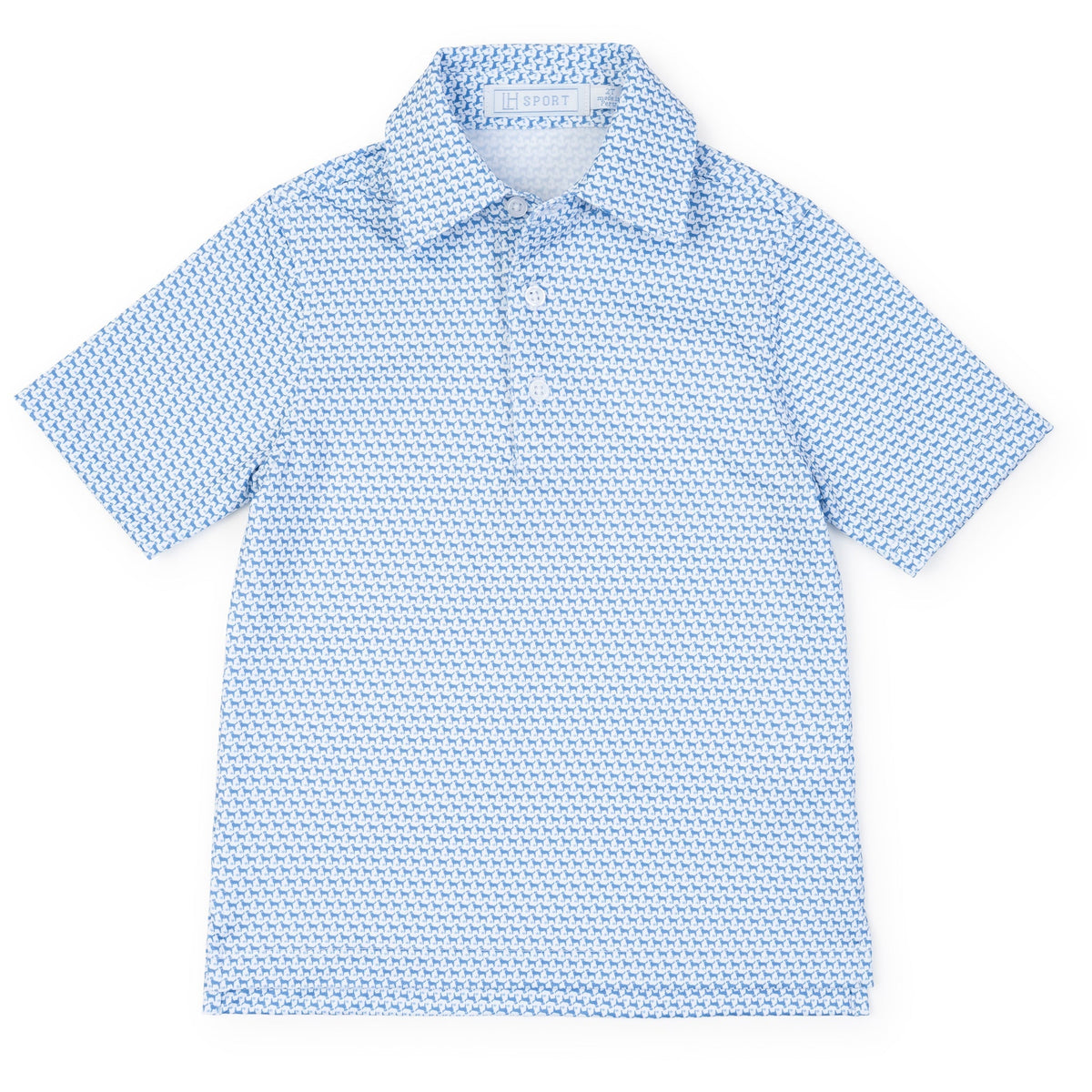 Will Boys' Performance Polo By Lh Sport - Fetch Classic Blue