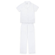 Megan Women's Pajama Pant Set - White
