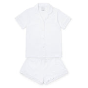 Melissa Women's Pajama Short Set - White