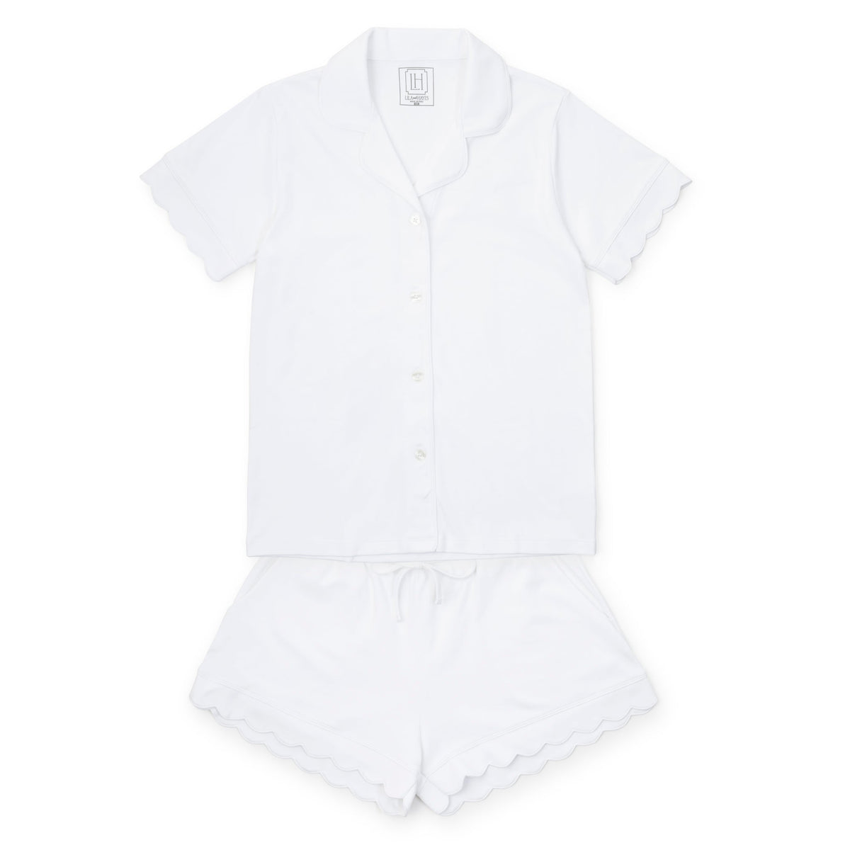 Melissa Women's Pajama Short Set - White