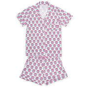 Claire Women's Pajama Short Set - Alpha Phi Crest