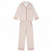 Alee Women's Long Sleeve Pant Set - Whimsical Santa