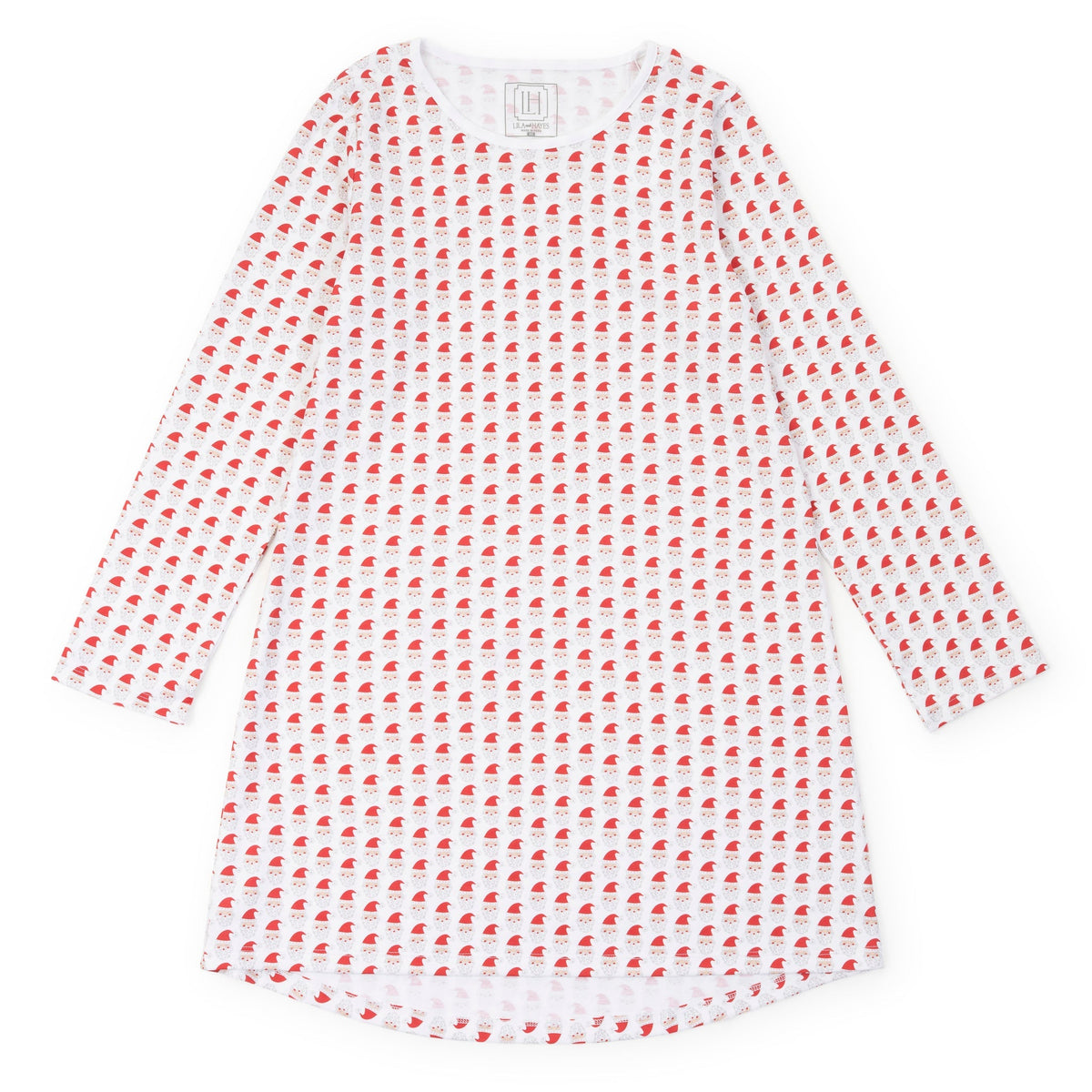 Ann Women's Longsleeve Nightgown - Whimsical Santa