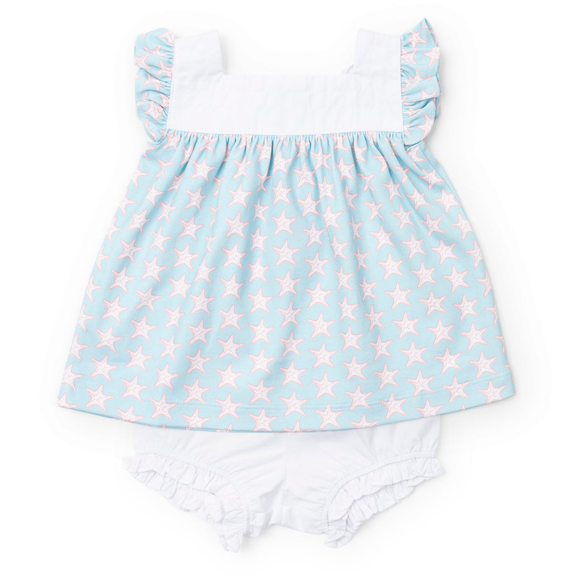Annie Girls' Bloomer Set - Seaside Starfish