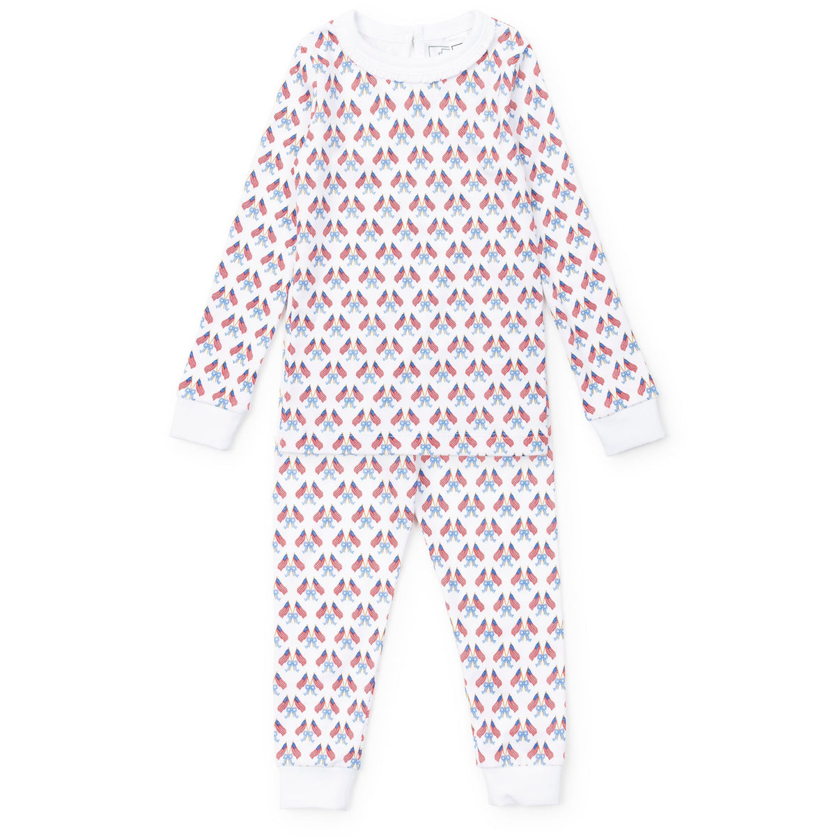 Ava Girls' Pajama Pant Set - Stars, Stripes And Bows