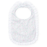 Ruffled Girls' Bib - Garden Soiree
