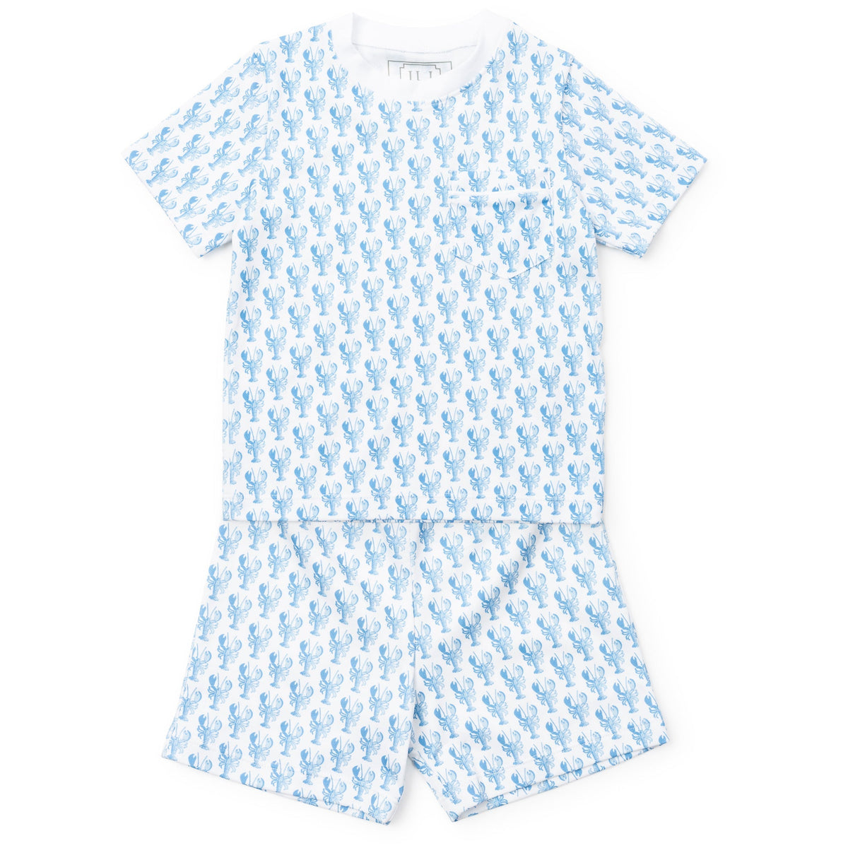Charles Boys' Short Set - Maine Lobsters