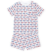 Charles Boys' Short Set - Patriotic Jeeps