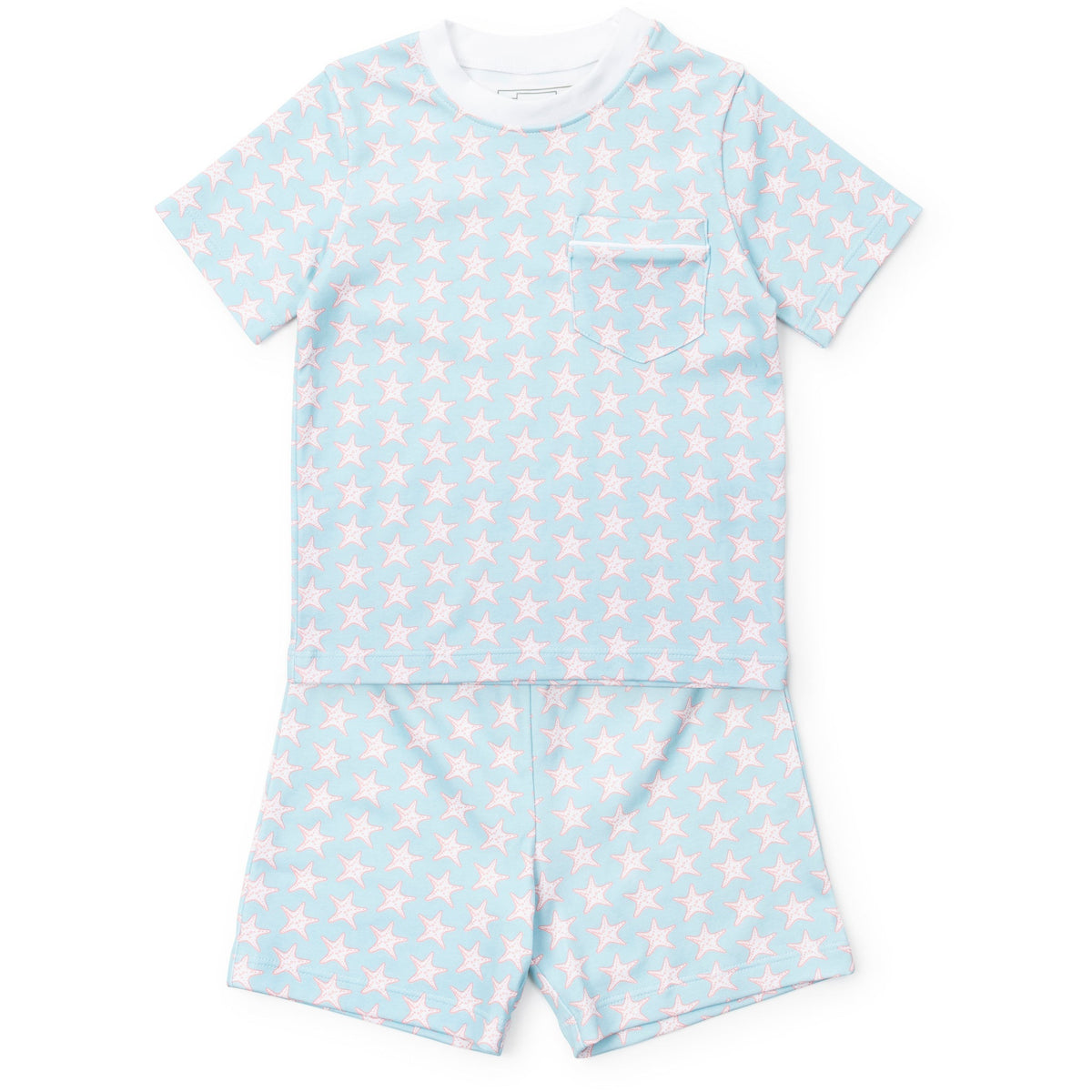 Charles Boys' Short Set - Seaside Starfish