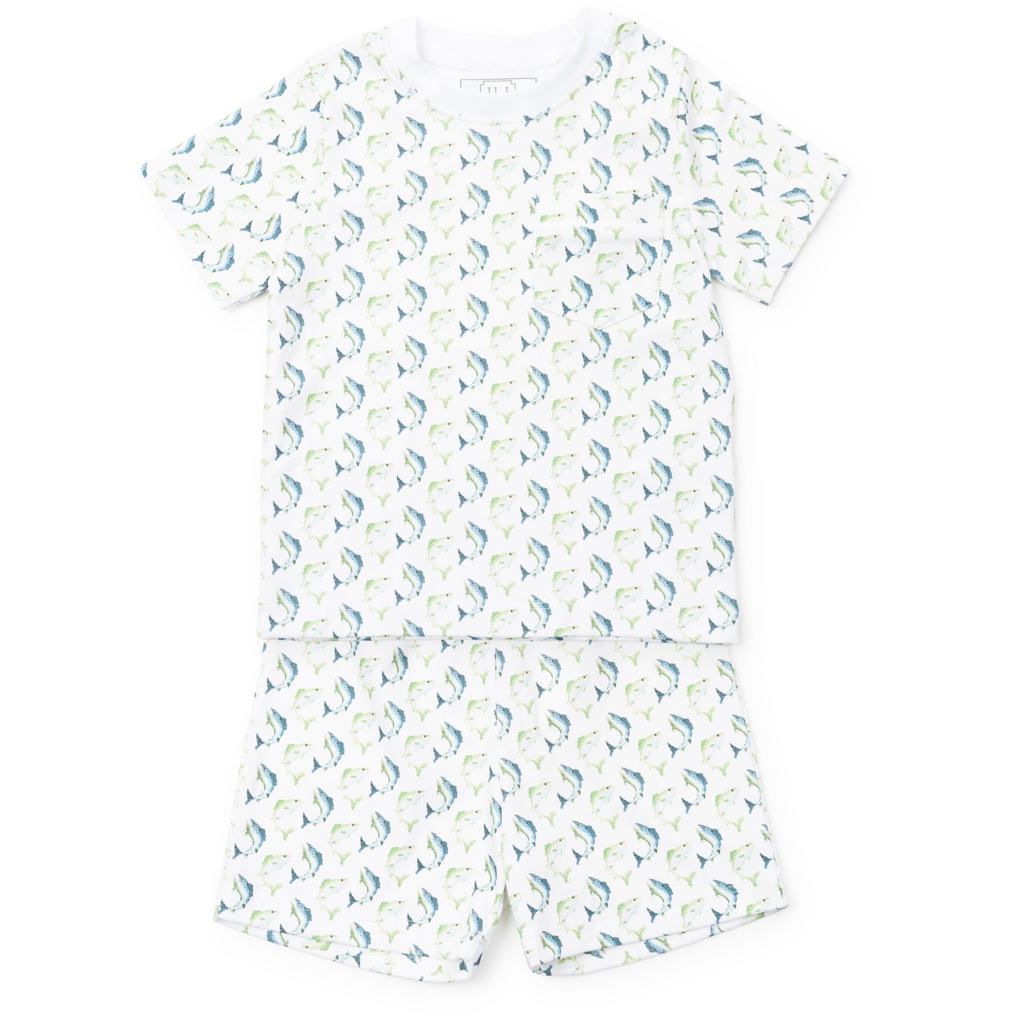 Charles Boys' Short Set - Jumping Trout