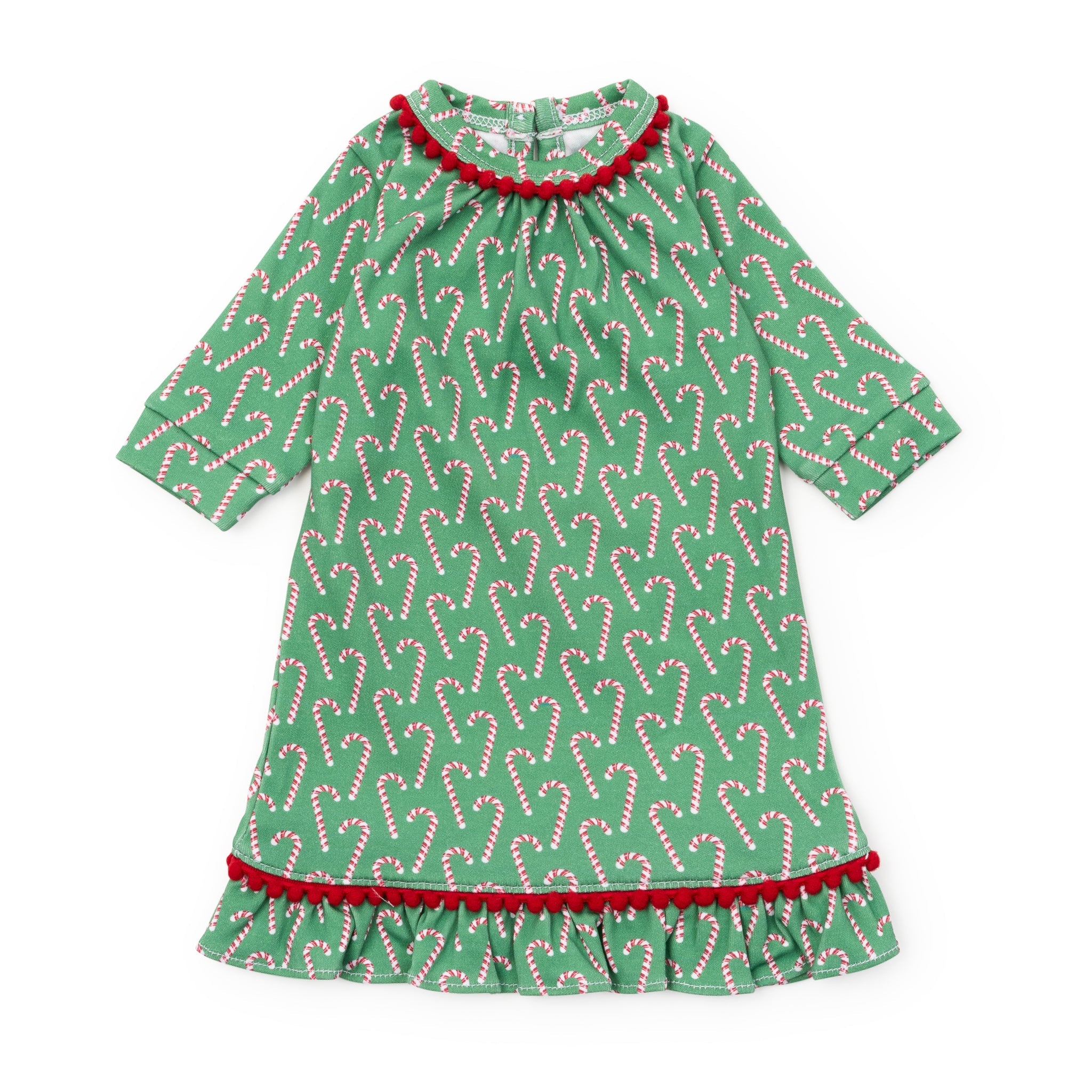 Carlin Doll Dress Candy Cane Lane