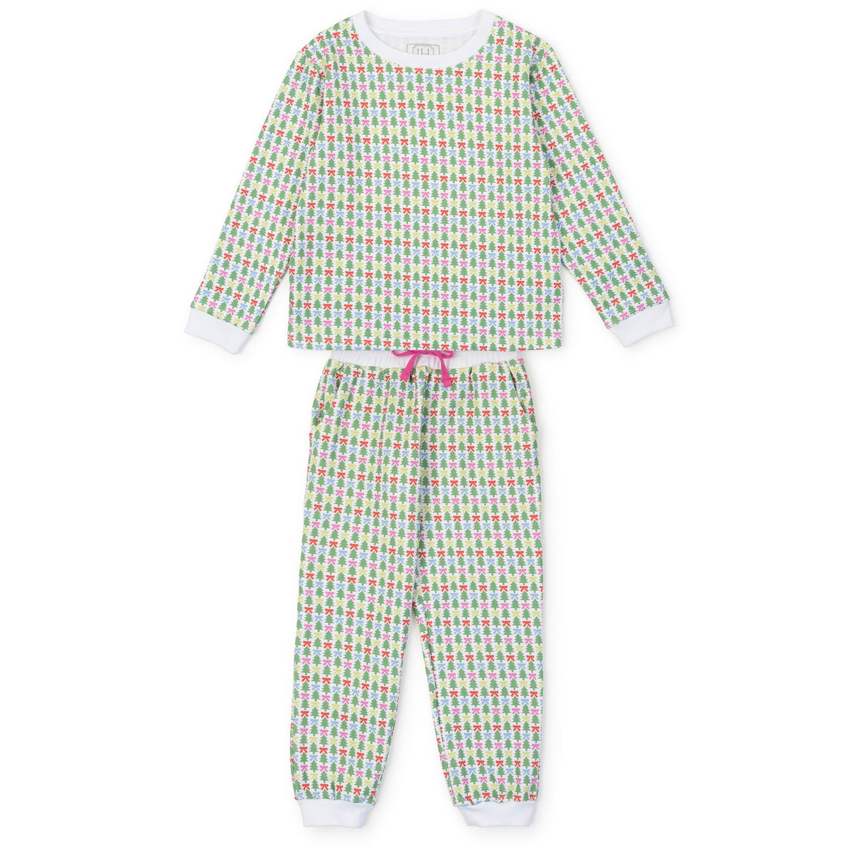Edie Girls' Sweatshirt Pant Set - Tree Topper Bows