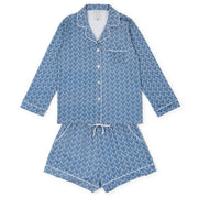 Elizabeth Women's Longsleeve Short Set - Rustic Antlers