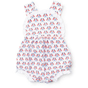Eloise Girls' Pima Cotton Bubble - Stars, Stripes And Bows