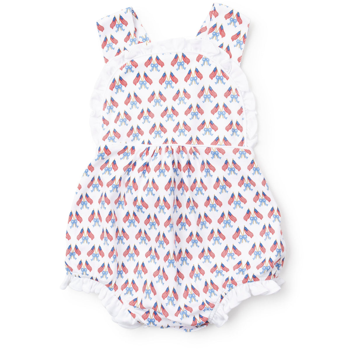 Eloise Girls' Pima Cotton Bubble - Stars, Stripes And Bows