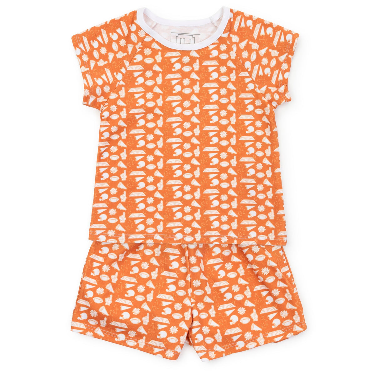 Emery Girls' Short Set - Pep Rally Orange