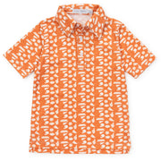 Griffin Boys' Pima Cotton Polo Golf Shirt - Pep Rally Orange