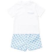 Hudson Boys' Short Set - Maine Lobsters