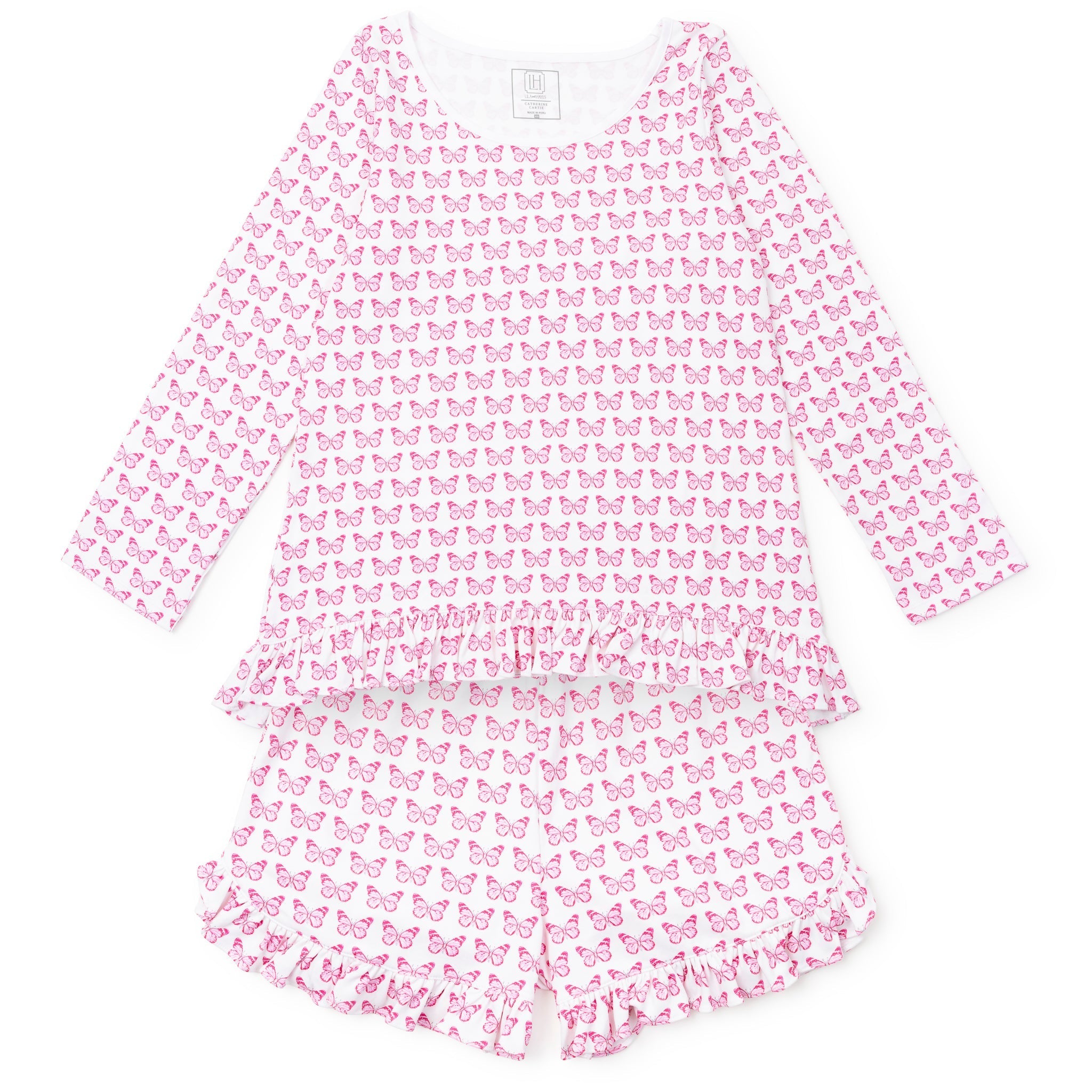 Kathryn Women's Pajama Short Set - Cartie Butterflies