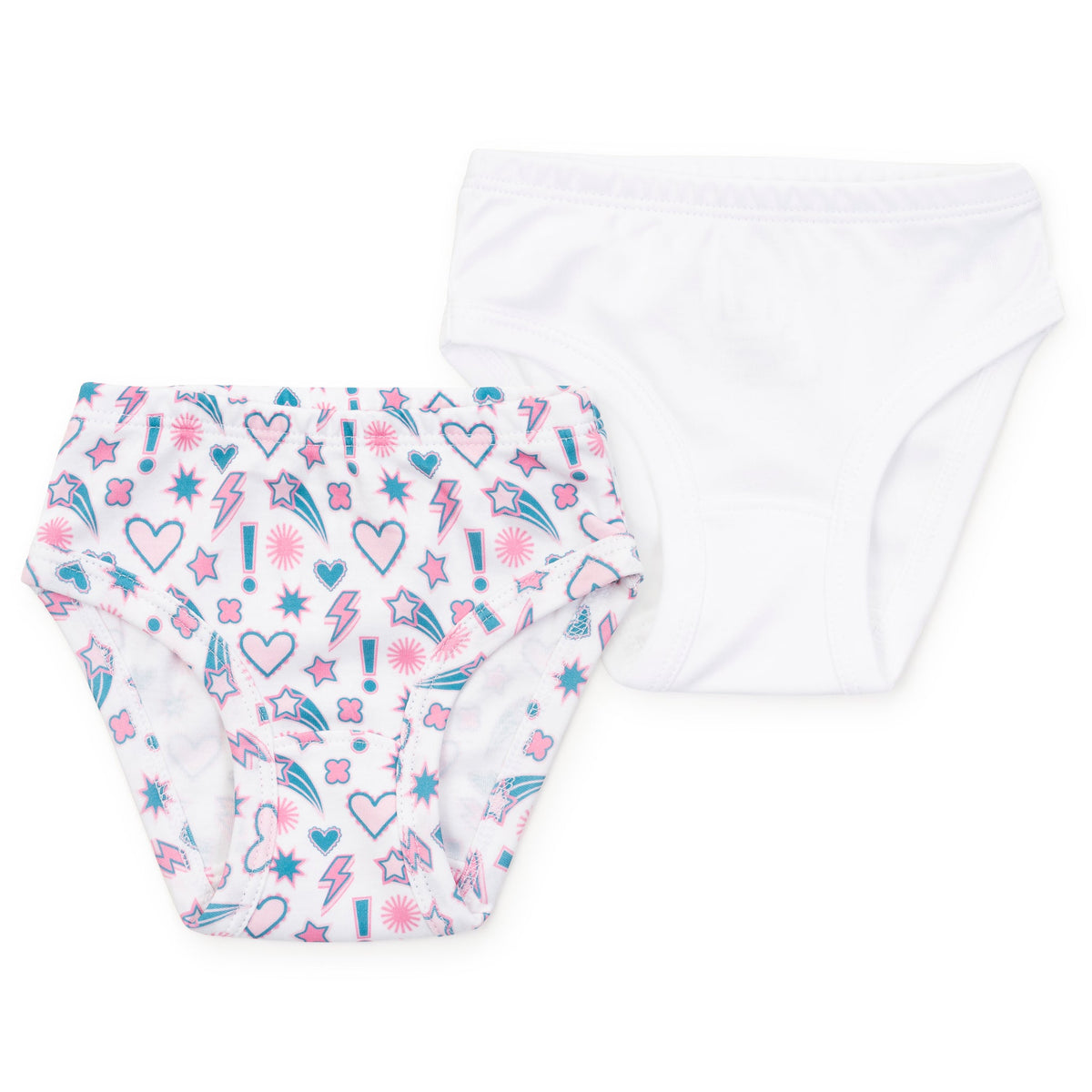 Lauren Girls' Underwear Set - Cosmic Crush/white
