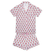 Claire Women's Pajama Short Set - Alpha Chi Omega Crest