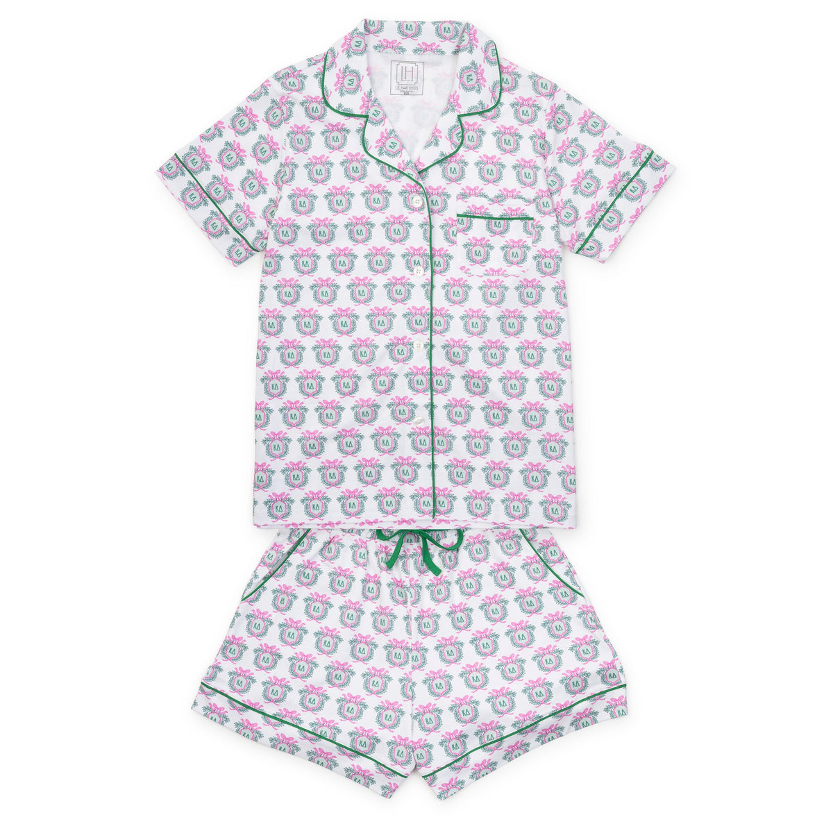 Claire Women's Pajama Short Set - Kappa Delta Crest